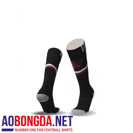 Tất Bóng Đá MU Đen kẻ ngang đỏ trắng 2017-2018